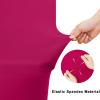 imageSmiry 2 Pack Spandex Table Cloth 6FT Elastic Fitted Stretch Tablecloths Washable and Wrinkle Free Rectangular Patio Table Cover for Outdoor Wedding Banquet ampamp Parties Navy 72Lx30Wx30H InchFuchsia