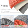 imageSmiry Bathroom Rugs Set 2 Piece Soft Absorbent Chenille Bath Mat and UShaped Toilet Rug Set Non Slip Shaggy Bath Carpet for Tub Shower and Floor 30x2024x20 BlackCoral