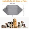 imageSmiry Chenille Dog Drying Towel Extra Absorbent Bath Towel for Mud Dogs Ultra Soft Quick Dry Pet Wash Mitt for Bathing Grooming and PostWalk Cleaning 31x13 Inches BlackGrey