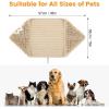 imageSmiry Chenille Dog Drying Towel Extra Absorbent Bath Towel for Mud Dogs Ultra Soft Quick Dry Pet Wash Mitt for Bathing Grooming and PostWalk Cleaning 31x13 Inches BlackBeige