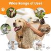 imageSmiry Chenille Dog Drying Towel Extra Absorbent Bath Towel for Mud Dogs Ultra Soft Quick Dry Pet Wash Mitt for Bathing Grooming and PostWalk Cleaning 31x13 Inches BlackBeige
