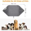 imageSmiry Chenille Dog Drying Towel Extra Absorbent Bath Towel for Mud Dogs Ultra Soft Quick Dry Pet Wash Mitt for Bathing Grooming and PostWalk Cleaning 31x13 Inches BlackDark Grey