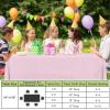 imageSmiry Disposable Table Cloth  6 Pack 54 x 108 Inch Waterproof Rectangle Tablecloths for Parties Decorative Plastic Table Cover Leakproof ampamp Sturdy NavyPink