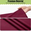imageSmiry Disposable Table Cloth  6 Pack 54 x 108 Inch Waterproof Rectangle Tablecloths for Parties Decorative Plastic Table Cover Leakproof ampamp Sturdy NavyWine Red