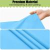 imageSmiry Disposable Table Cloth  6 Pack 54 x 108 Inch Waterproof Rectangle Tablecloths for Parties Decorative Plastic Table Cover Leakproof ampamp Sturdy NavyLight Blue
