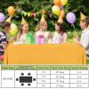 imageSmiry Disposable Table Cloth  6 Pack 54 x 108 Inch Waterproof Rectangle Tablecloths for Parties Decorative Plastic Table Cover Leakproof ampamp Sturdy NavyMustard Yellow