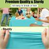 imageSmiry Disposable Table Cloth  6 Pack 54 x 108 Inch Waterproof Rectangle Tablecloths for Parties Decorative Plastic Table Cover Leakproof ampamp Sturdy NavyTeal