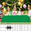 imageSmiry Disposable Table Cloth  6 Pack 54 x 108 Inch Waterproof Rectangle Tablecloths for Parties Decorative Plastic Table Cover Leakproof ampamp Sturdy NavyGreen