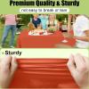 imageSmiry Disposable Table Cloth  6 Pack 54 x 108 Inch Waterproof Rectangle Tablecloths for Parties Decorative Plastic Table Cover Leakproof ampamp Sturdy NavyOrange