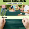 imageSmiry Disposable Table Cloth  6 Pack 54 x 108 Inch Waterproof Rectangle Tablecloths for Parties Decorative Plastic Table Cover Leakproof ampamp Sturdy NavyChristmas Green