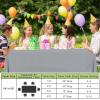 imageSmiry Disposable Table Cloth  6 Pack 54 x 108 Inch Waterproof Rectangle Tablecloths for Parties Decorative Plastic Table Cover Leakproof ampamp Sturdy NavyGrey