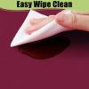 imageSmiry Disposable Table Cloth  6 Pack 54 x 108 Inch Waterproof Rectangle Tablecloths for Parties Decorative Plastic Table Cover Leakproof ampamp Sturdy NavyWine Red
