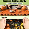 imageSmiry Disposable Table Cloth  6 Pack 54 x 108 Inch Waterproof Rectangle Tablecloths for Parties Decorative Plastic Table Cover Leakproof ampamp Sturdy NavyBlack  Orange