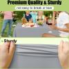 imageSmiry Disposable Table Cloth  6 Pack 54 x 108 Inch Waterproof Rectangle Tablecloths for Parties Decorative Plastic Table Cover Leakproof ampamp Sturdy NavyGrey