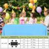 imageSmiry Disposable Table Cloth  6 Pack 54 x 108 Inch Waterproof Rectangle Tablecloths for Parties Decorative Plastic Table Cover Leakproof ampamp Sturdy NavyLight Blue