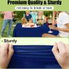 imageSmiry Disposable Table Cloth  6 Pack 54 x 108 Inch Waterproof Rectangle Tablecloths for Parties Decorative Plastic Table Cover Leakproof ampamp Sturdy NavyNavy
