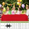 imageSmiry Disposable Table Cloth  6 Pack 54 x 108 Inch Waterproof Rectangle Tablecloths for Parties Decorative Plastic Table Cover Leakproof ampamp Sturdy NavyRed