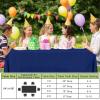 imageSmiry Disposable Table Cloth  6 Pack 54 x 108 Inch Waterproof Rectangle Tablecloths for Parties Decorative Plastic Table Cover Leakproof ampamp Sturdy NavyNavy