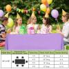 imageSmiry Disposable Table Cloth  6 Pack 54 x 108 Inch Waterproof Rectangle Tablecloths for Parties Decorative Plastic Table Cover Leakproof ampamp Sturdy NavyLavender