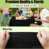 imageSmiry Disposable Table Cloth  6 Pack 54 x 108 Inch Waterproof Rectangle Tablecloths for Parties Decorative Plastic Table Cover Leakproof ampamp Sturdy NavyBlack