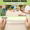 imageSmiry Disposable Table Cloth  6 Pack 54 x 108 Inch Waterproof Rectangle Tablecloths for Parties Decorative Plastic Table Cover Leakproof ampamp Sturdy NavyIvory