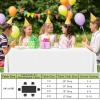 imageSmiry Disposable Table Cloth  6 Pack 54 x 108 Inch Waterproof Rectangle Tablecloths for Parties Decorative Plastic Table Cover Leakproof ampamp Sturdy NavyWhite