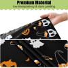imageSmiry Disposable Table Cloth  6 Pack 54 x 108 Inch Waterproof Rectangle Tablecloths for Parties Decorative Plastic Table Cover Leakproof ampamp Sturdy NavyBlack  Silver