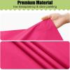 imageSmiry Disposable Table Cloth  6 Pack 54 x 108 Inch Waterproof Rectangle Tablecloths for Parties Decorative Plastic Table Cover Leakproof ampamp Sturdy NavyHot Pink