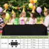 imageSmiry Disposable Table Cloth  6 Pack 54 x 108 Inch Waterproof Rectangle Tablecloths for Parties Decorative Plastic Table Cover Leakproof ampamp Sturdy NavyBlack