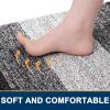 imageSmiry Dog Door Mat for Muddy Paws Absorbs Moisture and Dirt LowProfile Entryway Mat with NonSlip Backing Entry Indoor Outdoor Doormat for Inside Floor 30x20 Inches GreyBlack