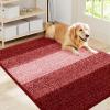 imageSmiry Dog Door Mat for Muddy Paws Absorbs Moisture and Dirt LowProfile Entryway Mat with NonSlip Backing Entry Indoor Outdoor Doormat for Inside Floor 30x20 Inches GreyBurgundy