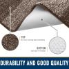 imageSmiry Dog Door Mat for Muddy Paws Absorbs Moisture and Dirt LowProfile Entryway Mat with NonSlip Backing Entry Indoor Outdoor Doormat for Inside Floor 30x20 Inches GreyLight Brown