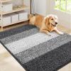 imageSmiry Dog Door Mat for Muddy Paws Absorbs Moisture and Dirt LowProfile Entryway Mat with NonSlip Backing Entry Indoor Outdoor Doormat for Inside Floor 30x20 Inches GreyGrey