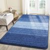 imageSmiry Dog Door Mat for Muddy Paws Absorbs Moisture and Dirt LowProfile Entryway Mat with NonSlip Backing Entry Indoor Outdoor Doormat for Inside Floor 30x20 Inches GreyNavy Blue