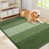 imageSmiry Dog Door Mat for Muddy Paws Absorbs Moisture and Dirt LowProfile Entryway Mat with NonSlip Backing Entry Indoor Outdoor Doormat for Inside Floor 30x20 Inches GreyGreen