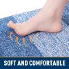imageSmiry Dog Door Mat for Muddy Paws Absorbs Moisture and Dirt LowProfile Entryway Mat with NonSlip Backing Entry Indoor Outdoor Doormat for Inside Floor 30x20 Inches GreyNavy Blue