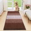 imageSmiry Dog Door Mat for Muddy Paws Absorbs Moisture and Dirt LowProfile Entryway Mat with NonSlip Backing Entry Indoor Outdoor Doormat for Inside Floor 30x20 Inches GreyBrown