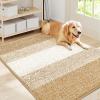 imageSmiry Dog Door Mat for Muddy Paws Absorbs Moisture and Dirt LowProfile Entryway Mat with NonSlip Backing Entry Indoor Outdoor Doormat for Inside Floor 30x20 Inches GreyBeige
