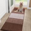 imageSmiry Dog Door Mat for Muddy Paws Absorbs Moisture and Dirt LowProfile Entryway Mat with NonSlip Backing Entry Indoor Outdoor Doormat for Inside Floor 30x20 Inches GreyBrown