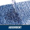 imageSmiry Dog Door Mat for Muddy Paws Absorbs Moisture and Dirt LowProfile Entryway Mat with NonSlip Backing Entry Indoor Outdoor Doormat for Inside Floor 30x20 Inches GreyNavy Blue