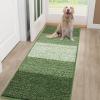 imageSmiry Dog Door Mat for Muddy Paws Absorbs Moisture and Dirt LowProfile Entryway Mat with NonSlip Backing Entry Indoor Outdoor Doormat for Inside Floor 30x20 Inches GreyGreen