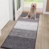 imageSmiry Dog Door Mat for Muddy Paws Absorbs Moisture and Dirt LowProfile Entryway Mat with NonSlip Backing Entry Indoor Outdoor Doormat for Inside Floor 30x20 Inches GreyLight Grey