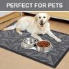 imageSmiry Front Door Mat Indoor Outdoor Entrance Heavy Duty Natural Rubber Trap Dirt and Moisture NonSlip Doormats Low Profile Easy Clean Patio Porch Entryway Mat 295x17 NavySilver Grey