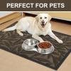 imageSmiry Front Door Mat Indoor Outdoor Entrance Heavy Duty Natural Rubber Trap Dirt and Moisture NonSlip Doormats Low Profile Easy Clean Patio Porch Entryway Mat 295x17 NavyBrown