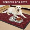 imageSmiry Front Door Mat Indoor Outdoor Entrance Heavy Duty Natural Rubber Trap Dirt and Moisture NonSlip Doormats Low Profile Easy Clean Patio Porch Entryway Mat 295x17 NavyWine Red