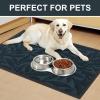 imageSmiry Front Door Mat Indoor Outdoor Entrance Heavy Duty Natural Rubber Trap Dirt and Moisture NonSlip Doormats Low Profile Easy Clean Patio Porch Entryway Mat 295x17 NavyLake Blue
