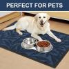 imageSmiry Front Door Mat Indoor Outdoor Entrance Heavy Duty Natural Rubber Trap Dirt and Moisture NonSlip Doormats Low Profile Easy Clean Patio Porch Entryway Mat 295x17 NavyOcean Blue