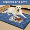 imageSmiry Front Door Mat Indoor Outdoor Entrance Heavy Duty Natural Rubber Trap Dirt and Moisture NonSlip Doormats Low Profile Easy Clean Patio Porch Entryway Mat 295x17 NavyBlue
