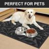 imageSmiry Front Door Mat Indoor Outdoor Entrance Heavy Duty Natural Rubber Trap Dirt and Moisture NonSlip Doormats Low Profile Easy Clean Patio Porch Entryway Mat 295x17 NavyBlack