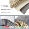 imageSmiry Luxury Chenille Bathroom Rugs 24x16 Extra Soft and Absorbent Shaggy Bath Mat Machine Washable NonSlip Plush Carpet Runner for Tub Shower and Floor Home Decor Accessories Beige
